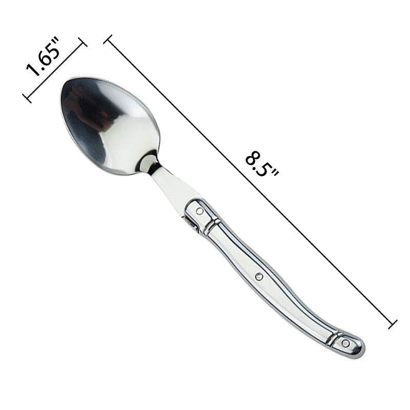 Stainless Steel Flatware Set - Knife Fork Spoon Small Spoon Dinnerware