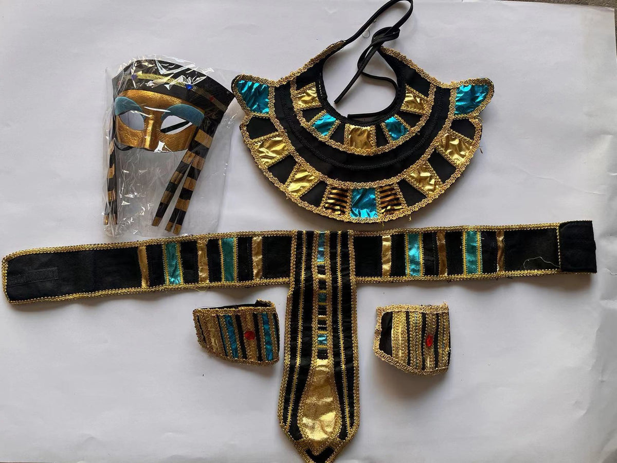 Egyptian Pharaoh Cleopatra Halloween Costume Accessories for Adults