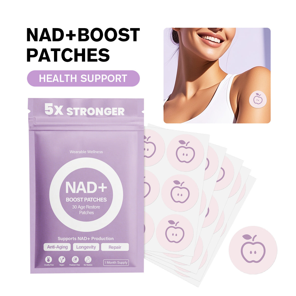 Nourishing Body Care Patches - 30 Count