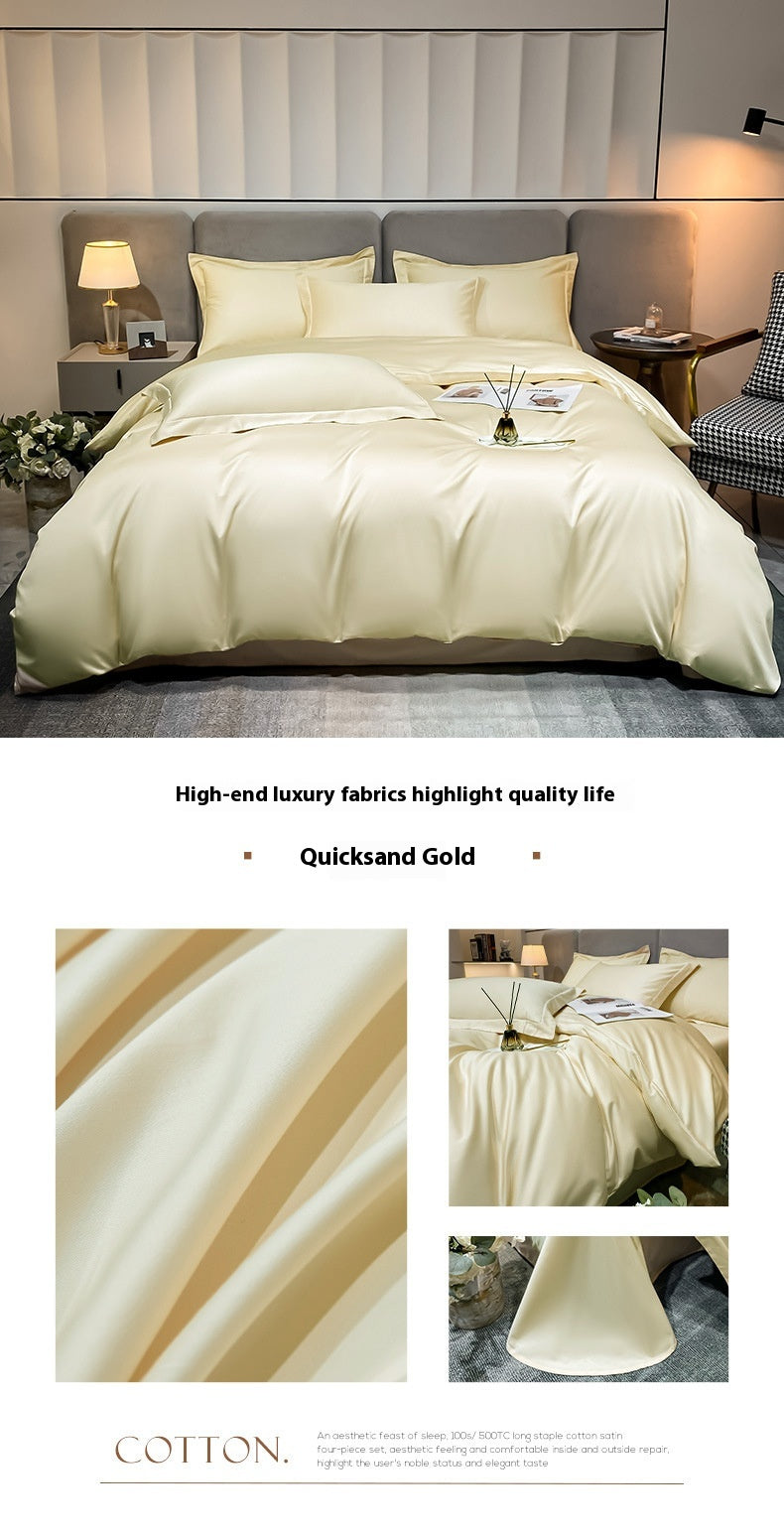 Egyptian Long-Staple Satin Cotton Fabric for Sewing & Home Decor, 140x140 or 280x130