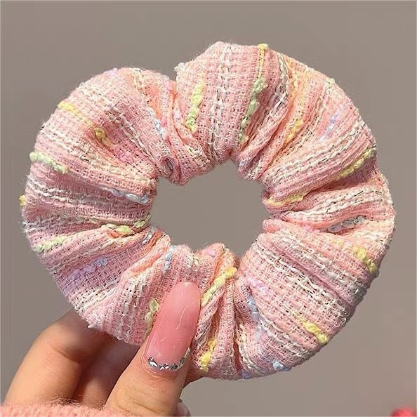 Summer Sweet Lace Scrunchie Hair Tie - Elegant Floral Hair Accessory