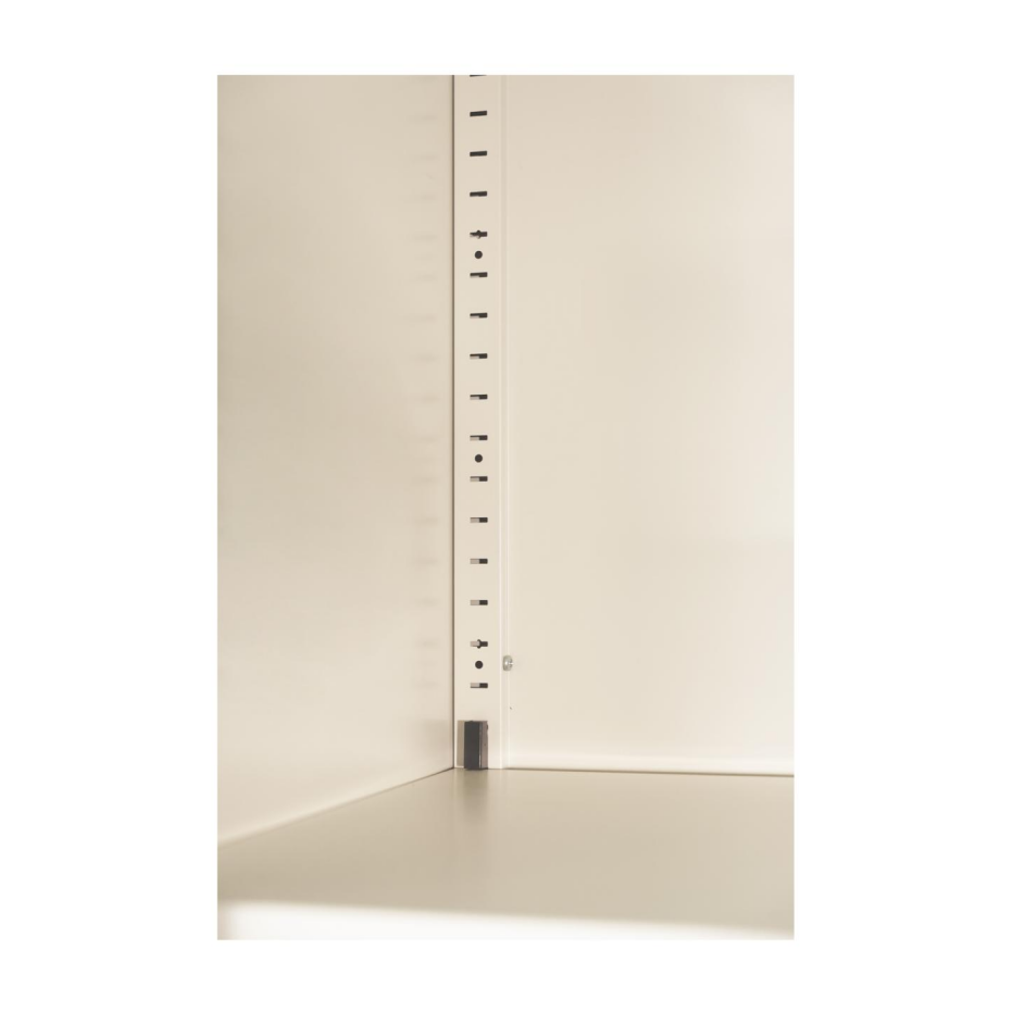 71'' Metal Storage Cabinet with Lock & Adjustable Shelves - Beige