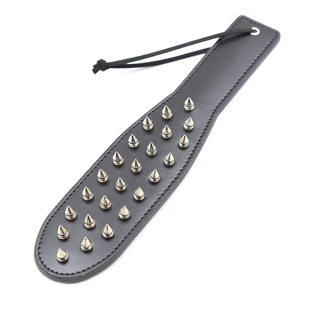 Leather Spike Clapping Device - Adult Erotic Sex Toy for Sensory Play