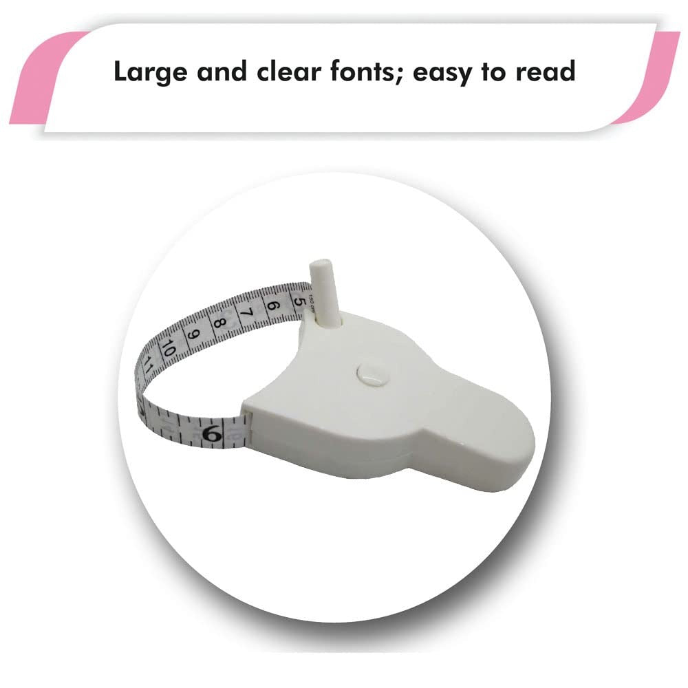 3D Body Measurement Ruler - Portable Soft Faux Leather with Lock