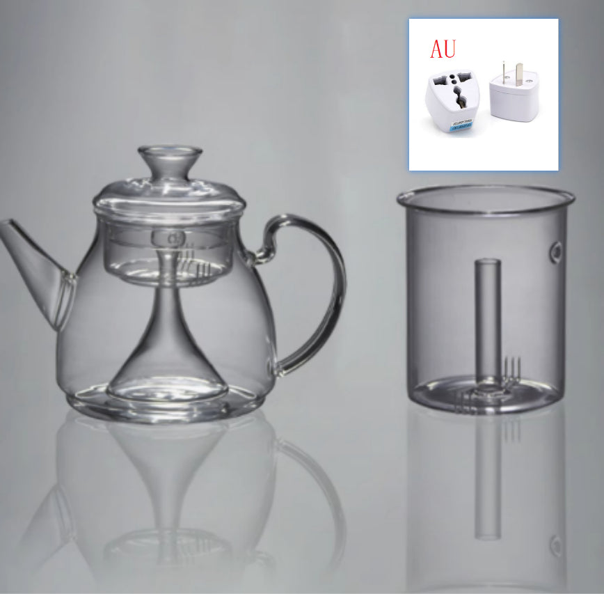 Large Capacity Glass Steam Teapot for Home Brewing - 1.5L