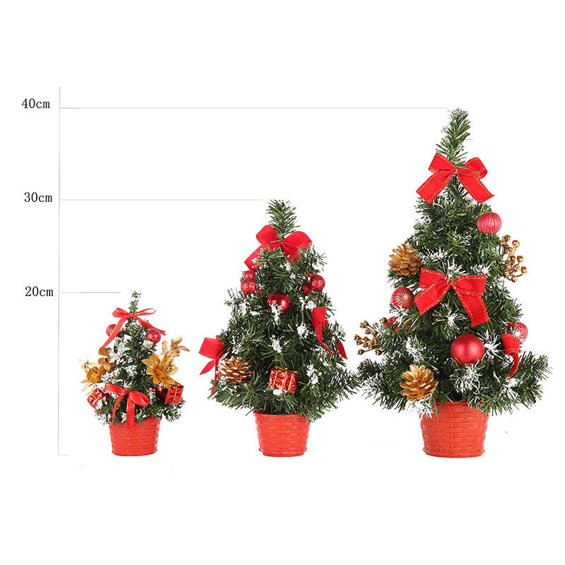 Mini Artificial Christmas Tree Decorations 40cm Festive Holiday Decor