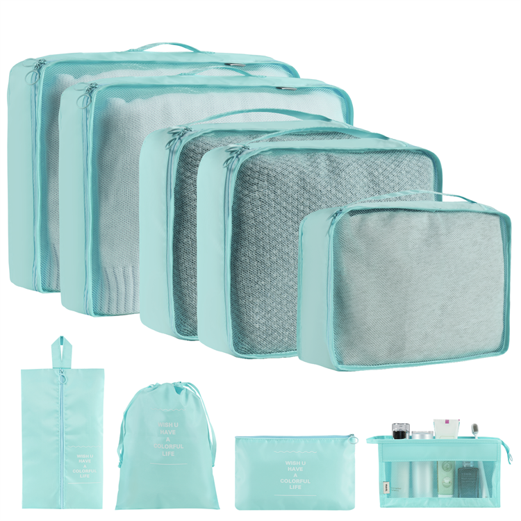 Solid Color Clothing & Wardrobe Storage Bags - Set of 8 or 9