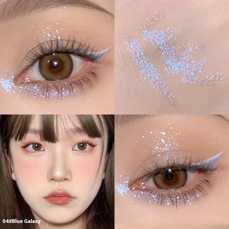 White Eye Shadow Pen - Single Head, Pearlescent & Glitter Colors