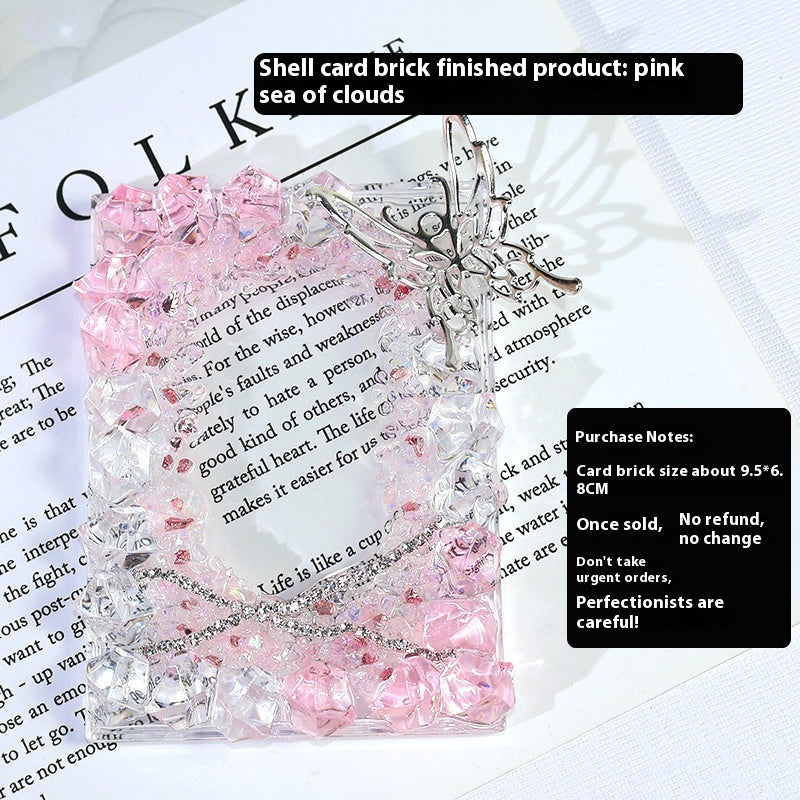 Protective Shell Card Case for DIY Ornament Accessories