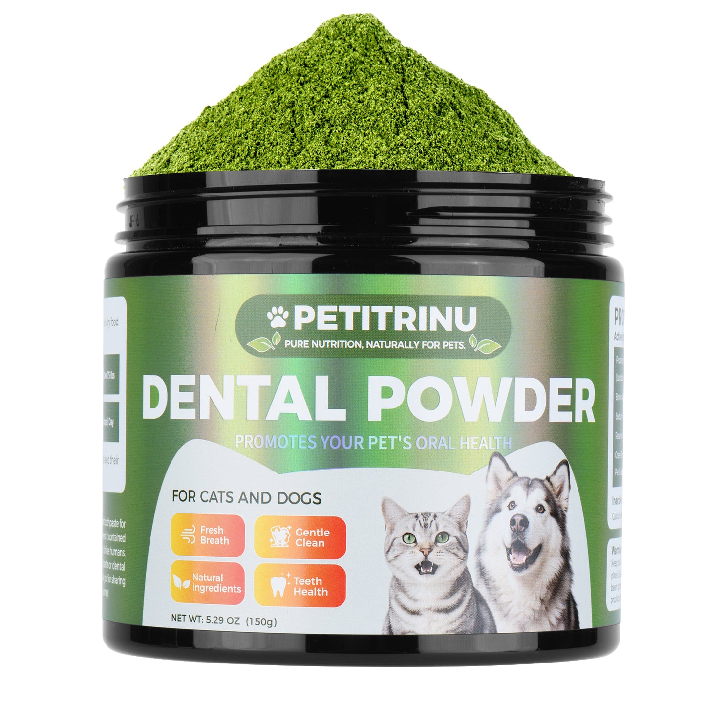 Pet Dental Powder for Cats and Dogs - Fresh Breath & Teeth Care 150g