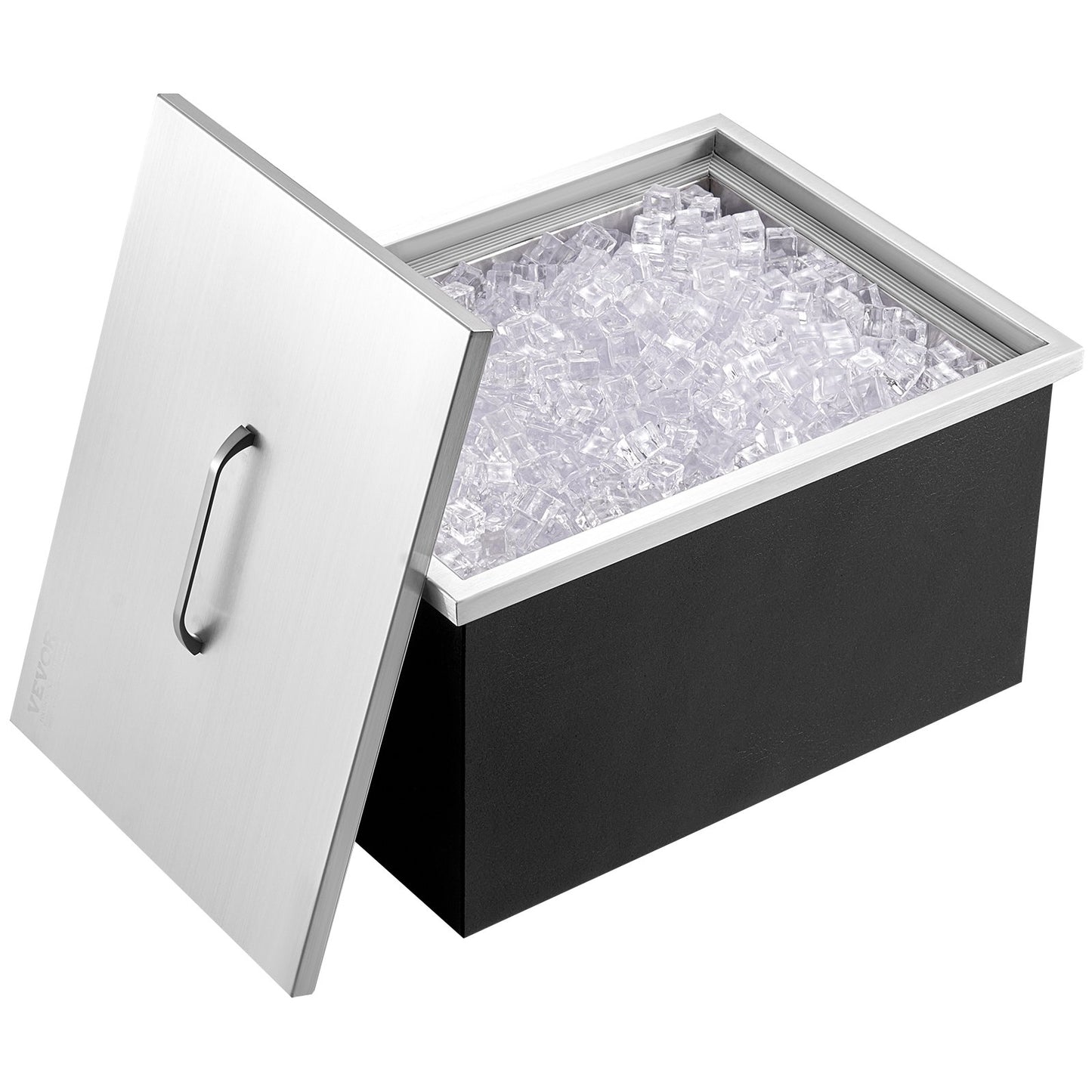 Stainless Steel Drop-In Ice Chest - 40 Qt Outdoor Cooler