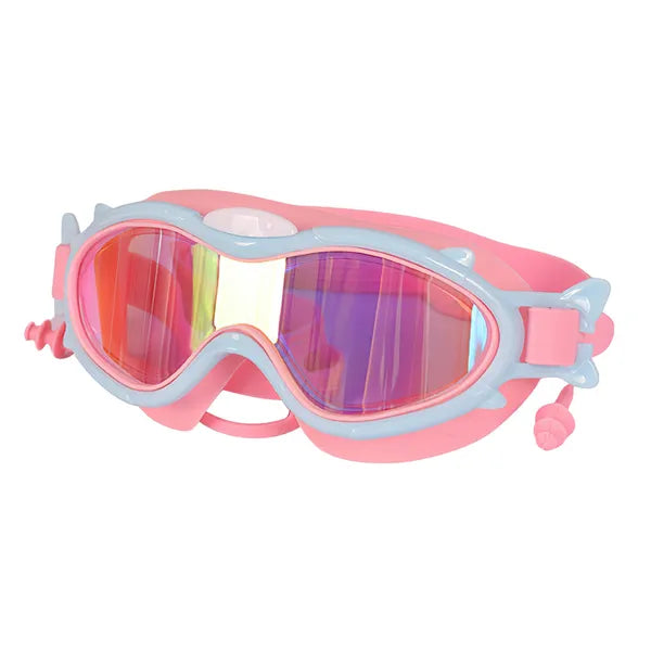 Kids Swim Goggles with Ear Plugs - Anti-Fog UV Protection