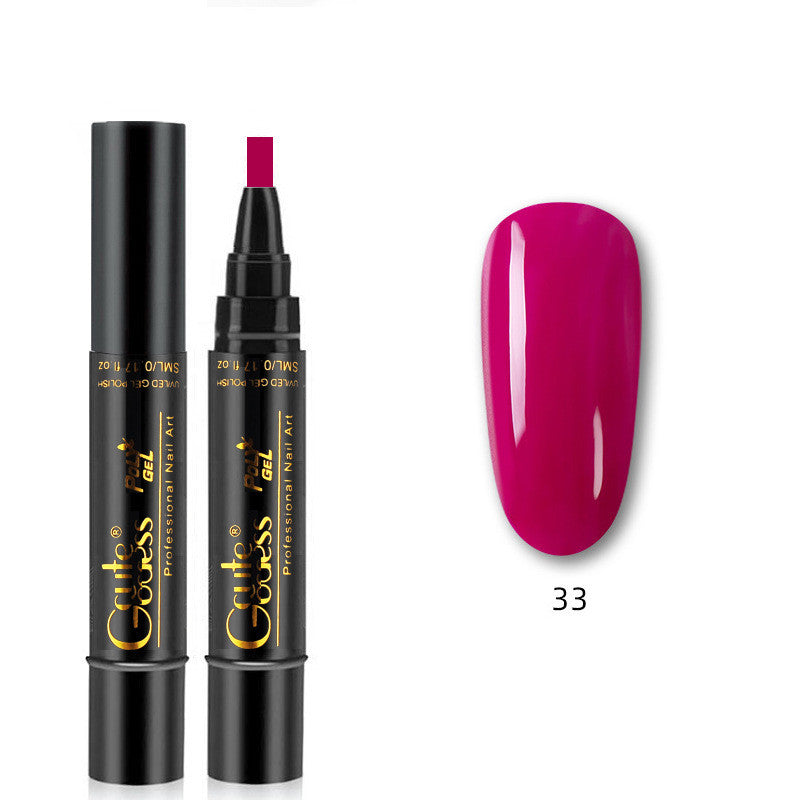 3-in-1 Magnetic Nail Art Pen - Quick-Dry Gel for French & Water Ripple Effects