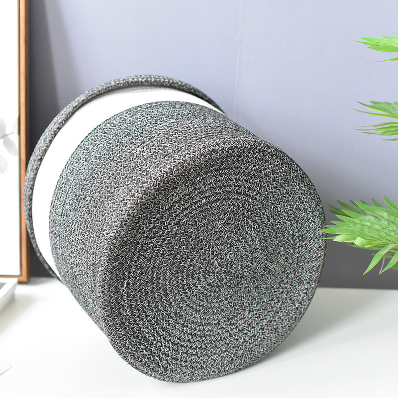 Foldable Weaved Laundry Basket with Handles - Multiple Styles & Sizes