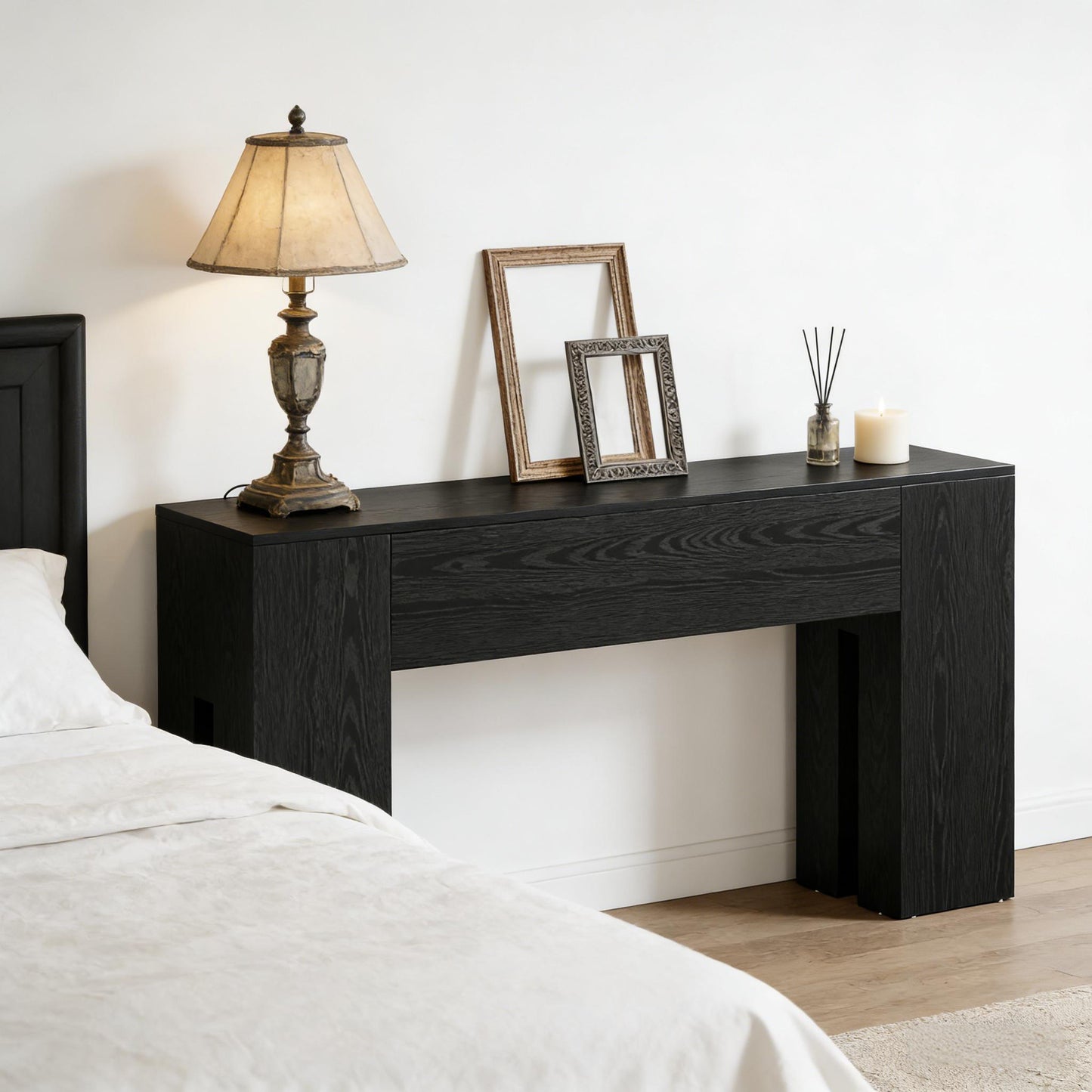 Wooden Console Table - Rustic Hallway Accent Table