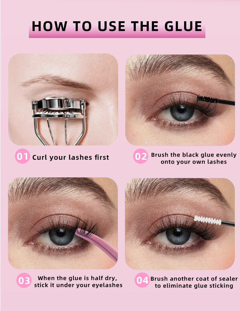 DIY Lash Extension Kit - 280pcs Individual D Curl Cluster Eyelashes