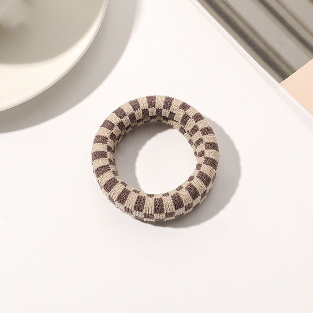Hair Ring Towel Coarse Rubber Strap Hair Accessory for Women