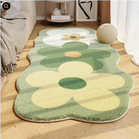 Flower Shaped Cashmere Bedside Blanket - Soft, Skin-Friendly Home Decor