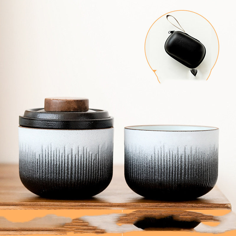 Mini Portable Water Filter Pot with Bubble & Filter for Travel & Home
