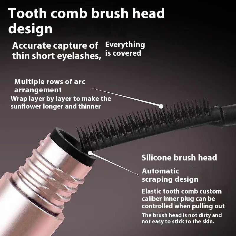 Waterproof Long-Lasting Curling Mascara - Smudge-Proof & Sweatproof Makeup