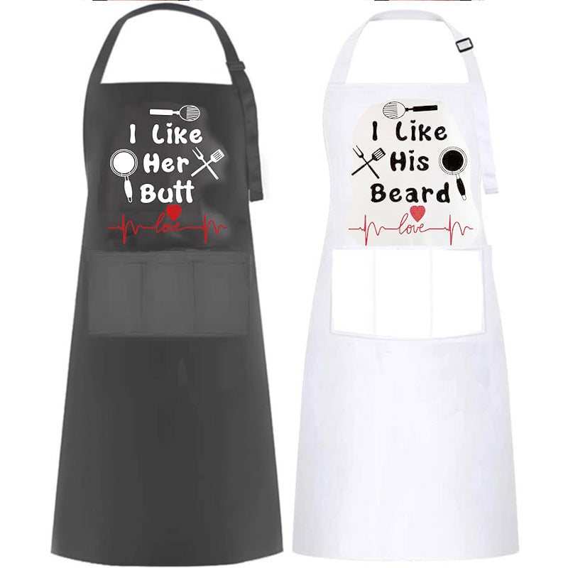 Waterproof Antifouling Kitchen Apron Set - Personalized Household Cooking Accessories