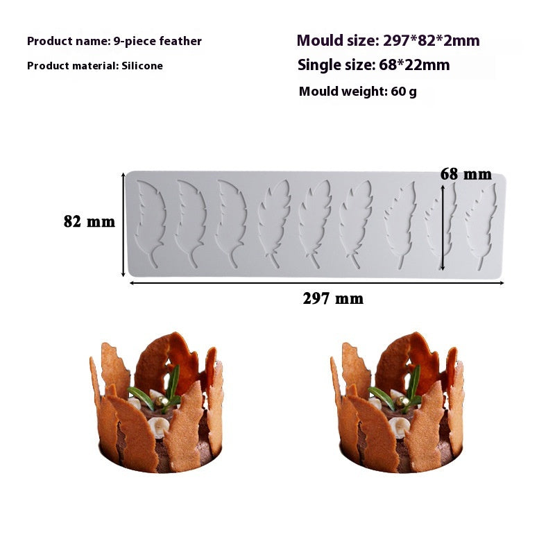 Christmas Tree Decoration Silicone Mold for Cake and Candy - Hollow Chip Swing Plate