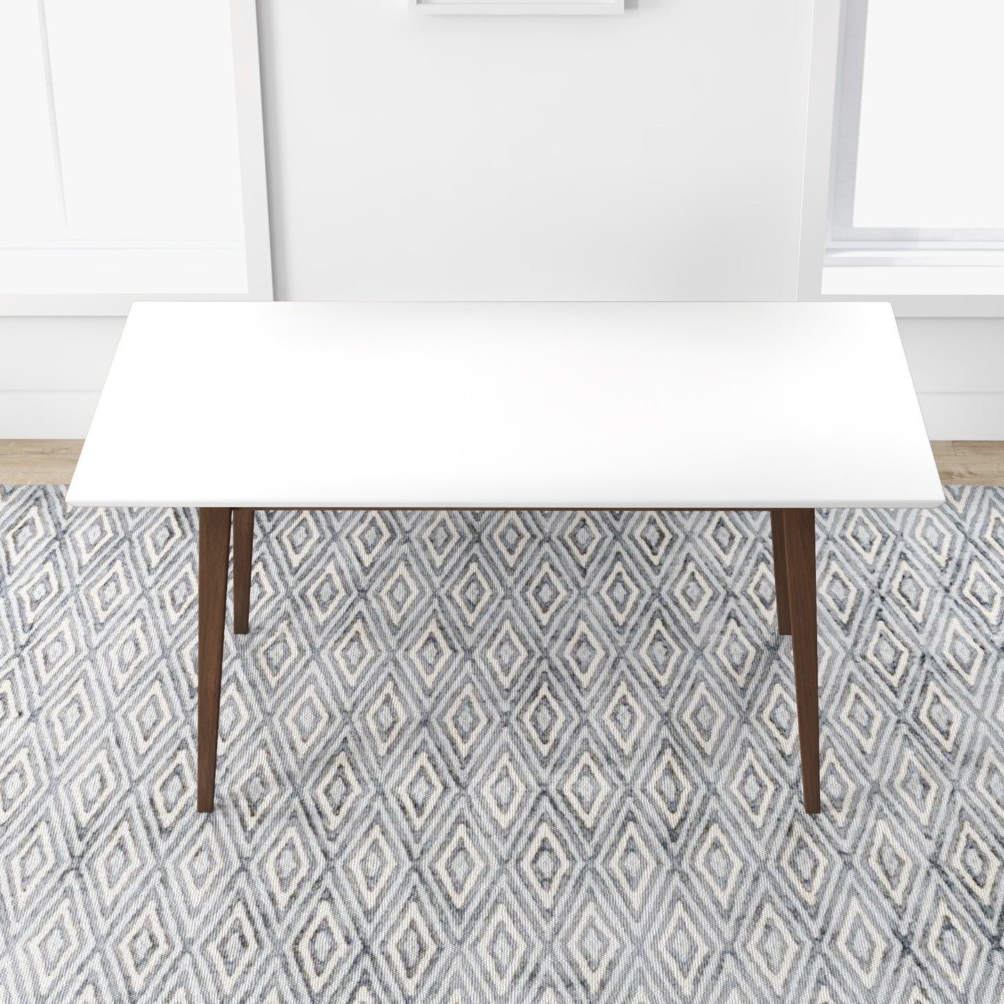 Mary Modern Style Solid Wood Rectangular Dining Kitchen Table