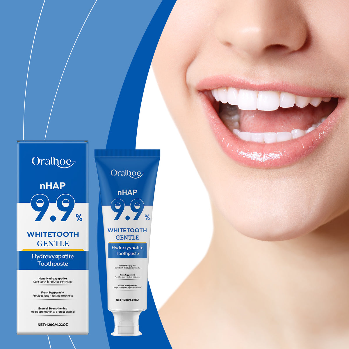Gentle Mint Whitening Toothpaste 120g