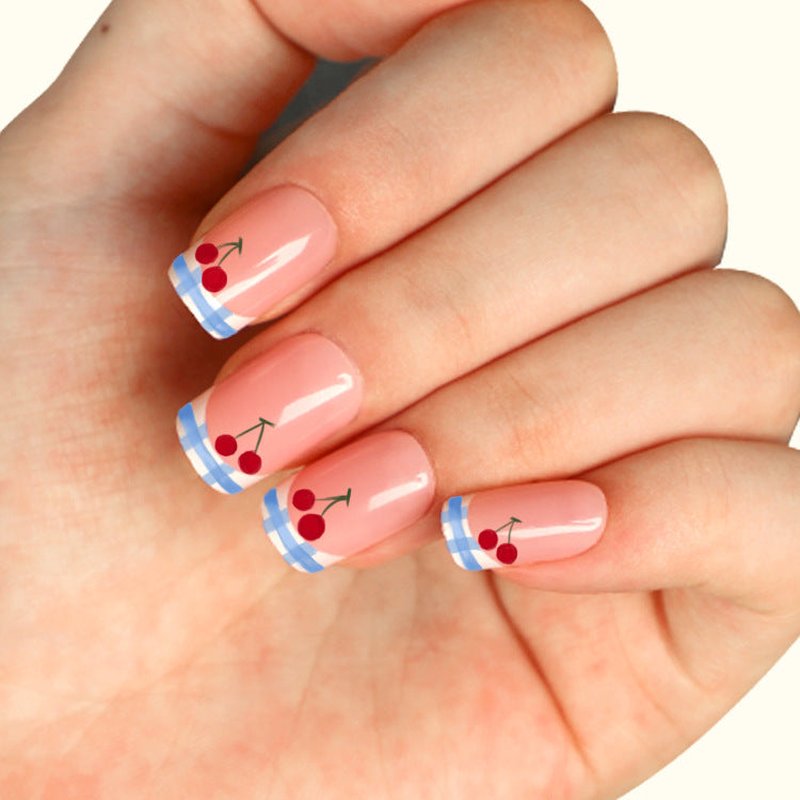 French Manicure Nail Art Kit - 300 Pieces