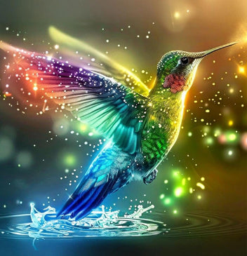 Diamond Painting Kit - Handmade Rhinestone Art for Home Decor 60x100cm Blue Bird