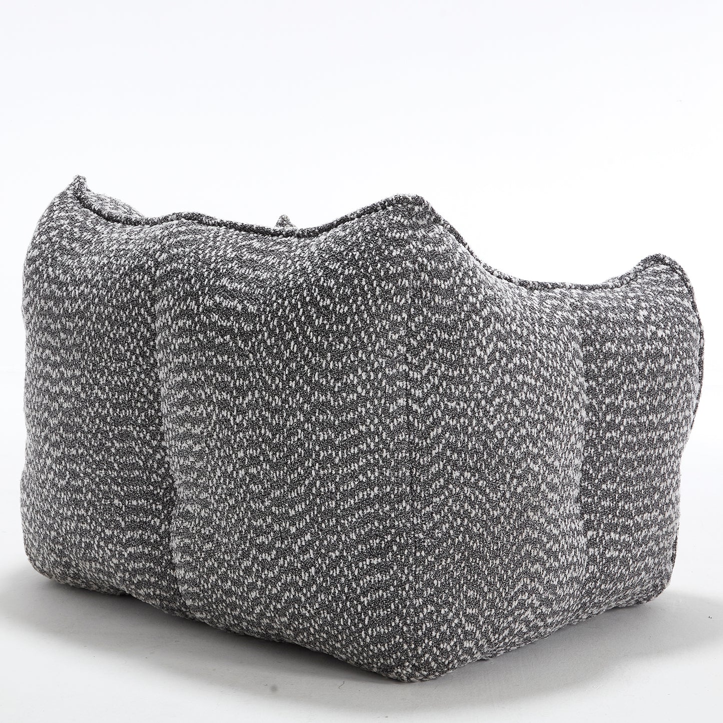 Comfortable Grey Bean Bag Sofa Chair for Living Rooms