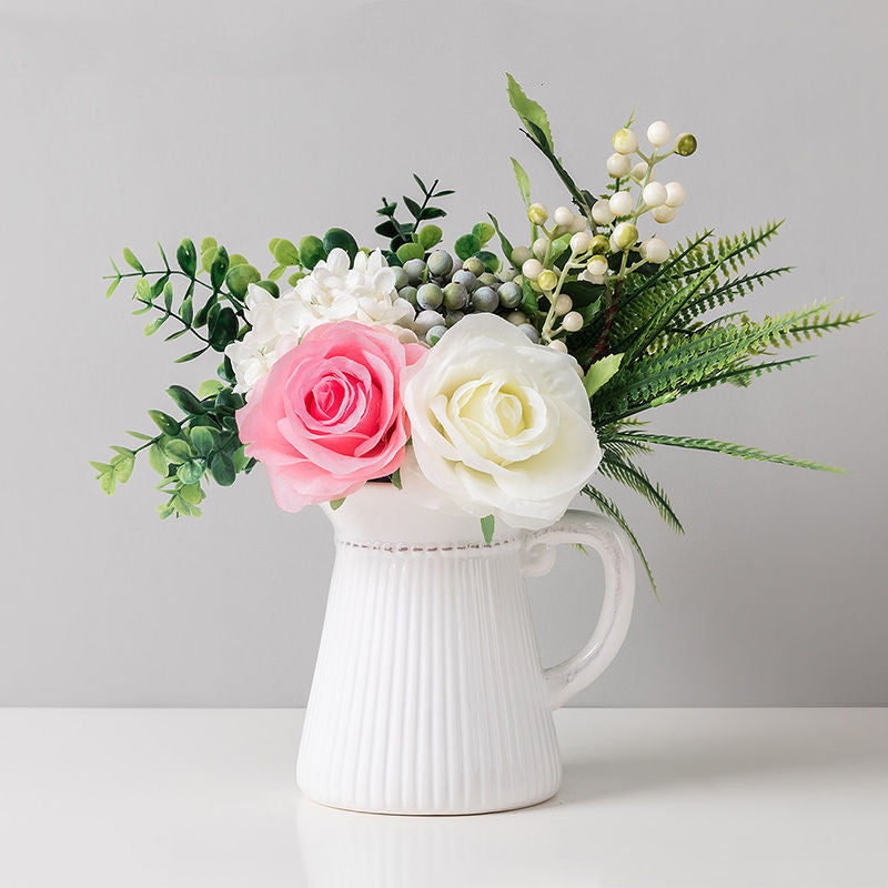 Ceramic Modern Vase for Living Room Floral Decor - Multi Styles