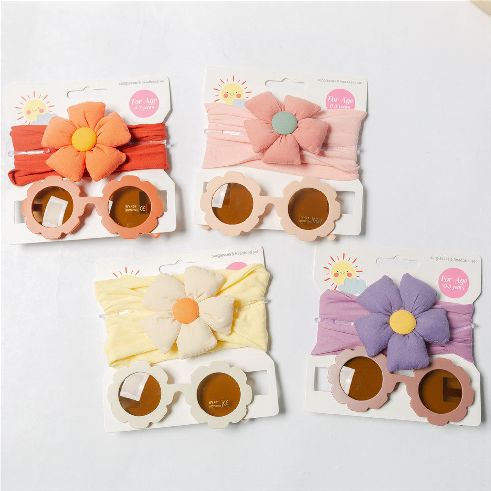 Children's Hair Band Glasses Set - Kids Hair Accessories for 3-6 Years