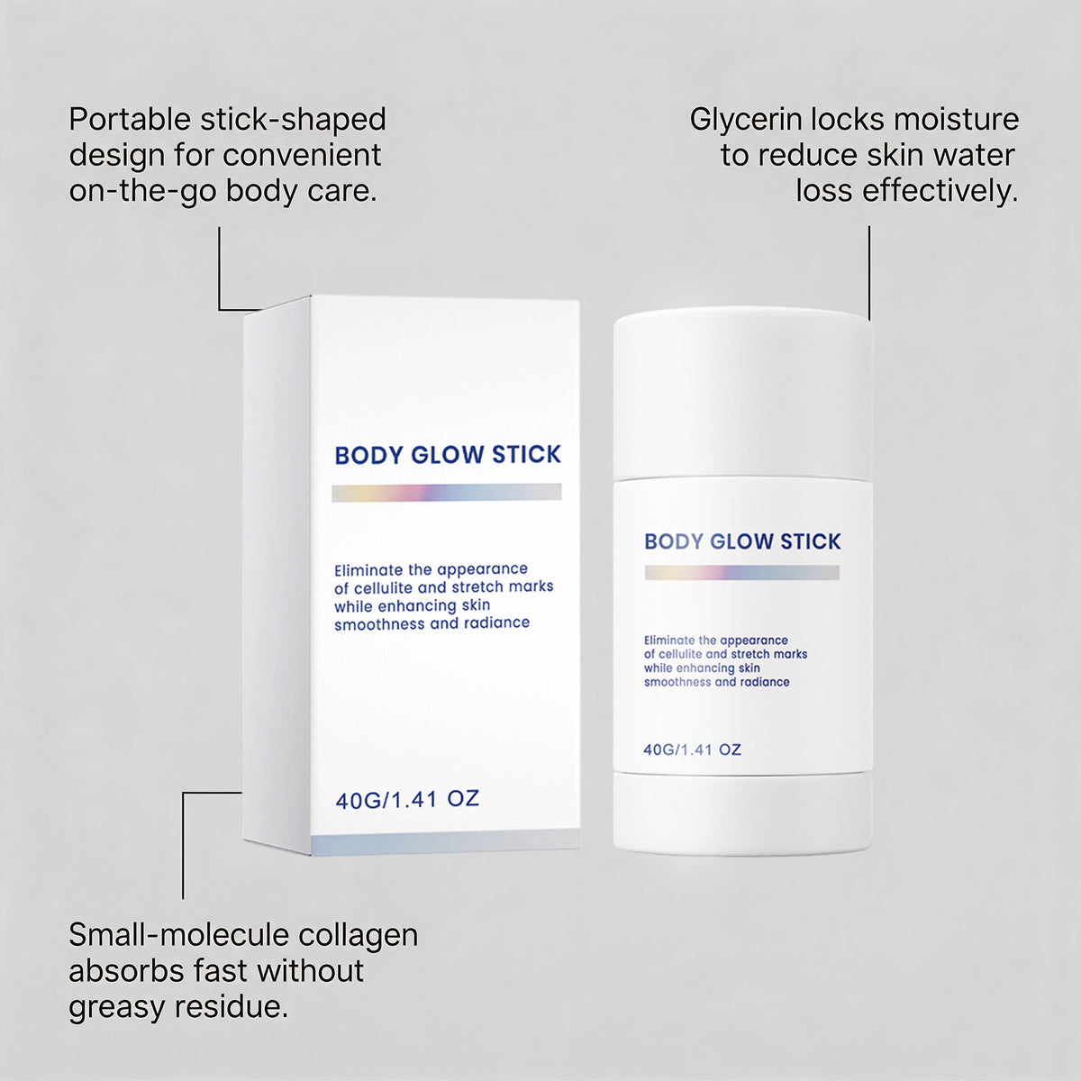 Body Moisturizing Stick - 40g Hydrating Care