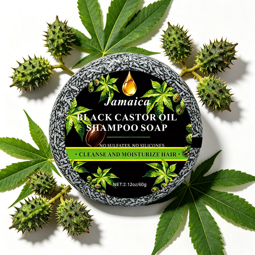 Jamaican Black Castor Oil Shampoo Bar for Hair & Body Care 60g