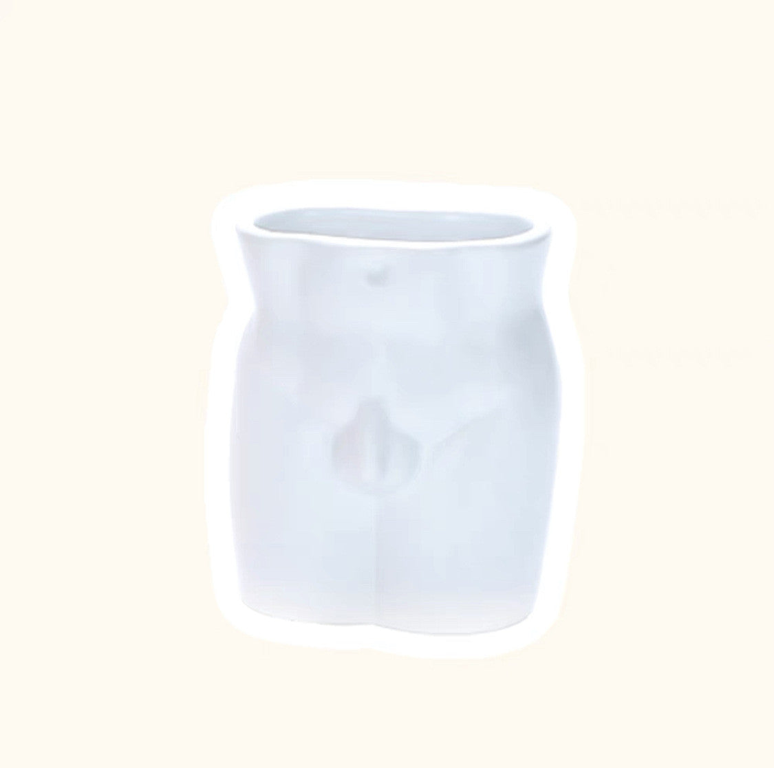 Creative Human Body Ceramic Vase - Decorative Sculpture