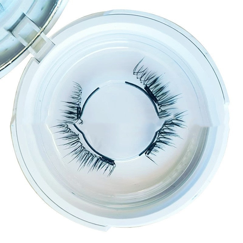Magnetic False Eyelashes with Clips - Thick Slender Eyelash Set for Makeup