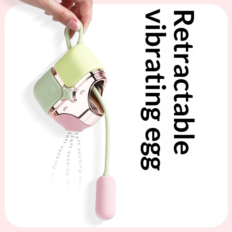 Vibrating Female Masturbator with Suction - Multi-Function Silicone Sex Toy