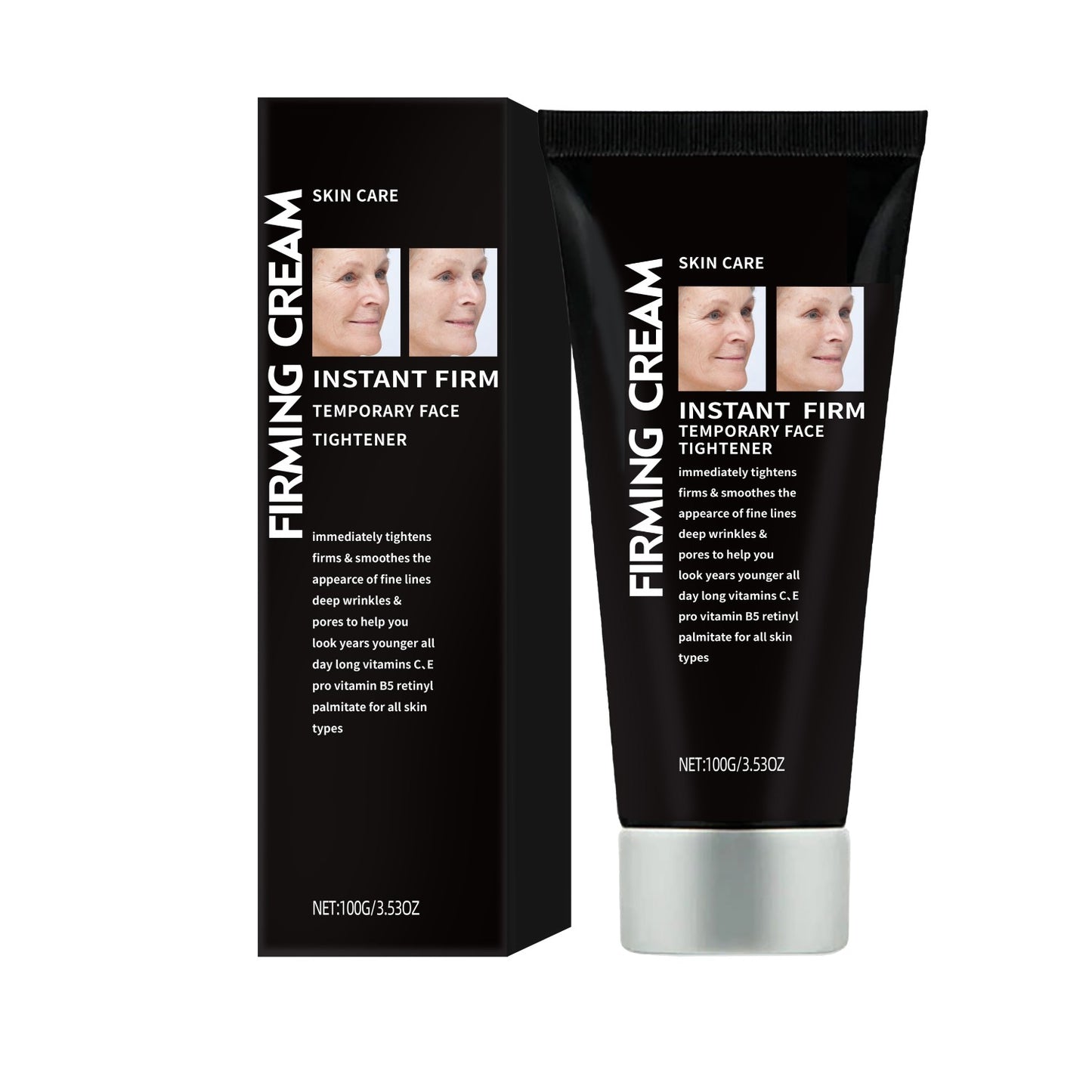 Instant Firm Face Tightener Cream - 100g Skin Tightening & Anti-Aging