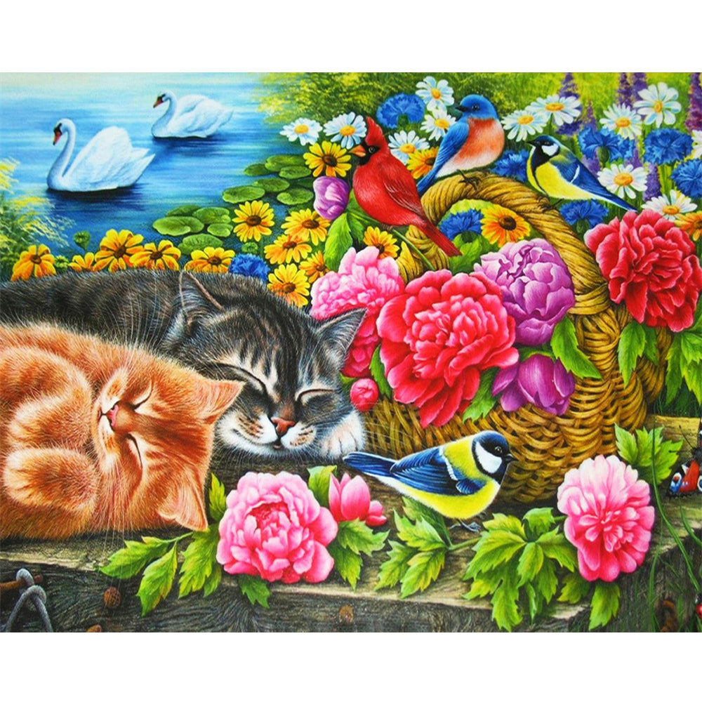Diamond Painting Kit for Home Decor - Canvas Art Craft Set with Multiple Sizes & Styles