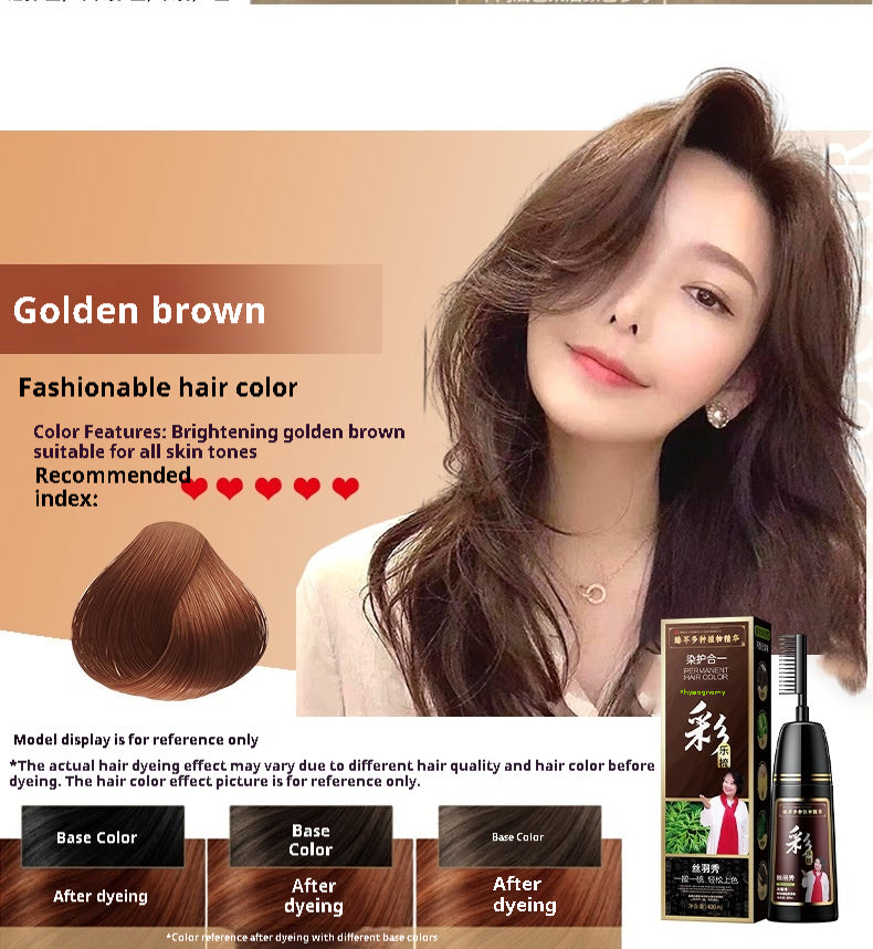 Hair Dye Color Cream for Covering White Hair - 400ml