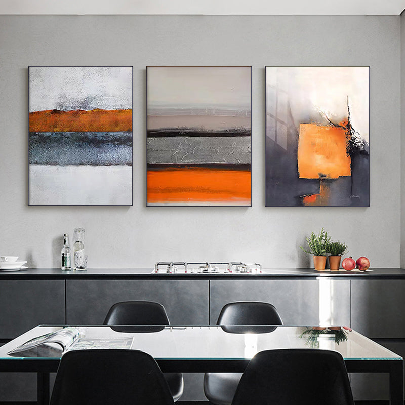 Scandinavian Abstract Gray Wall Art Canvas Poster Modern Home Decor