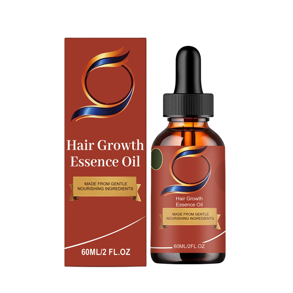 Hair Growth Oil with Rosemary & Castor Oil - 60ML Natural Hair Treatment
