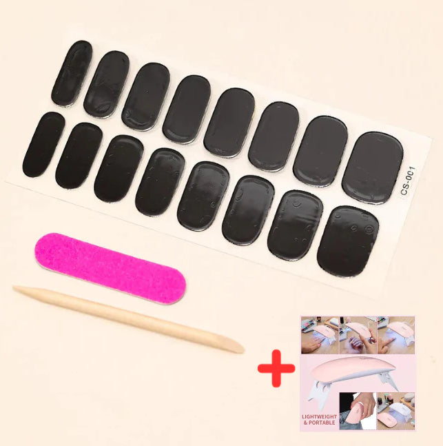 Portable Nail Heating Lamp for Gel Nails and Nail Art - Folding Handheld USB