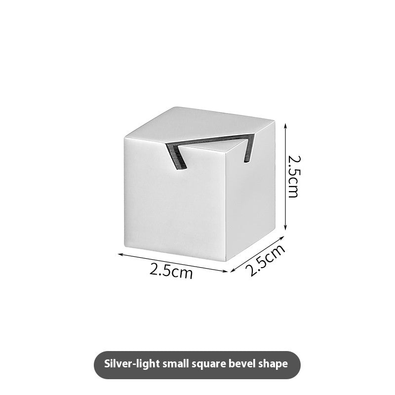 Minimalist Stainless Steel Seat Plate for Home and Garden Decor
