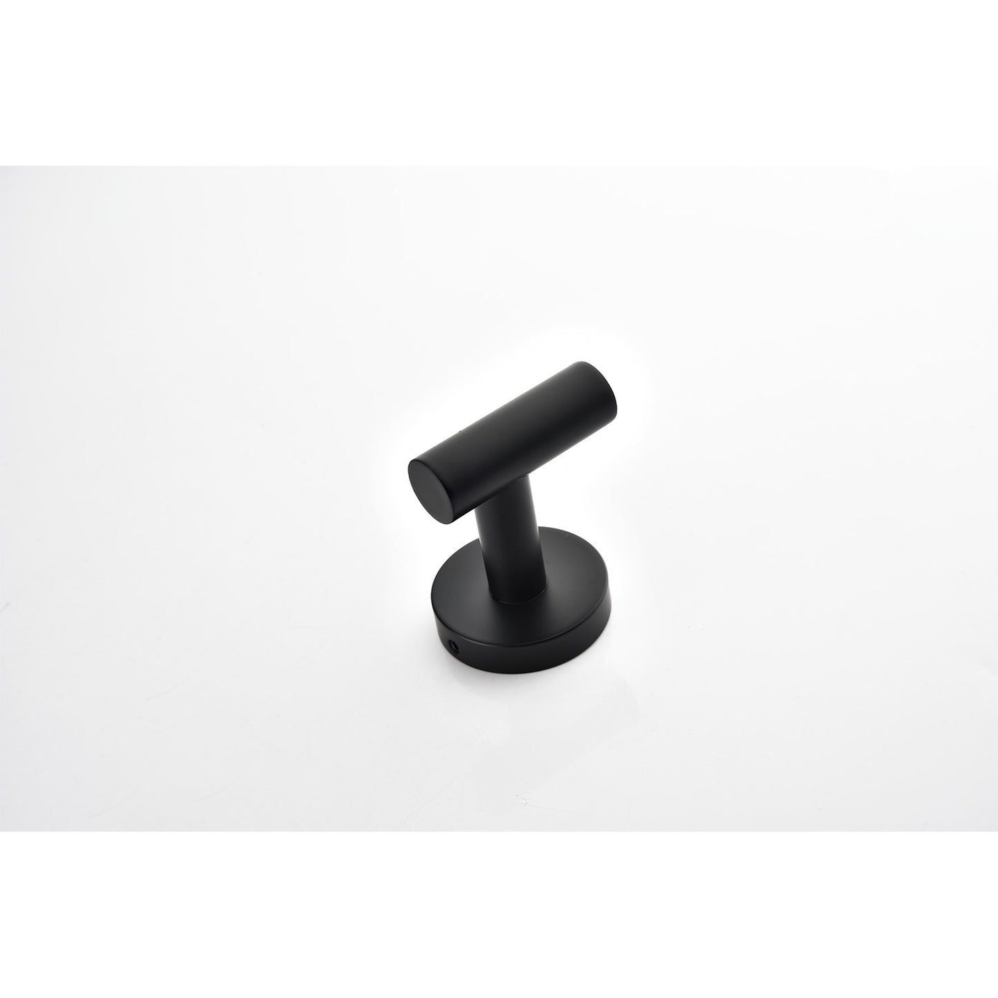 3-Piece Bathroom Hardware Set - Towel Bar, Toilet Paper Holder, Robe Hooks - Matte Black