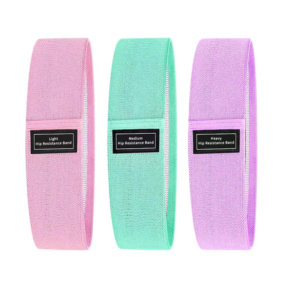 Resistance Bands for Yoga & Fitness - Home Stretching Set