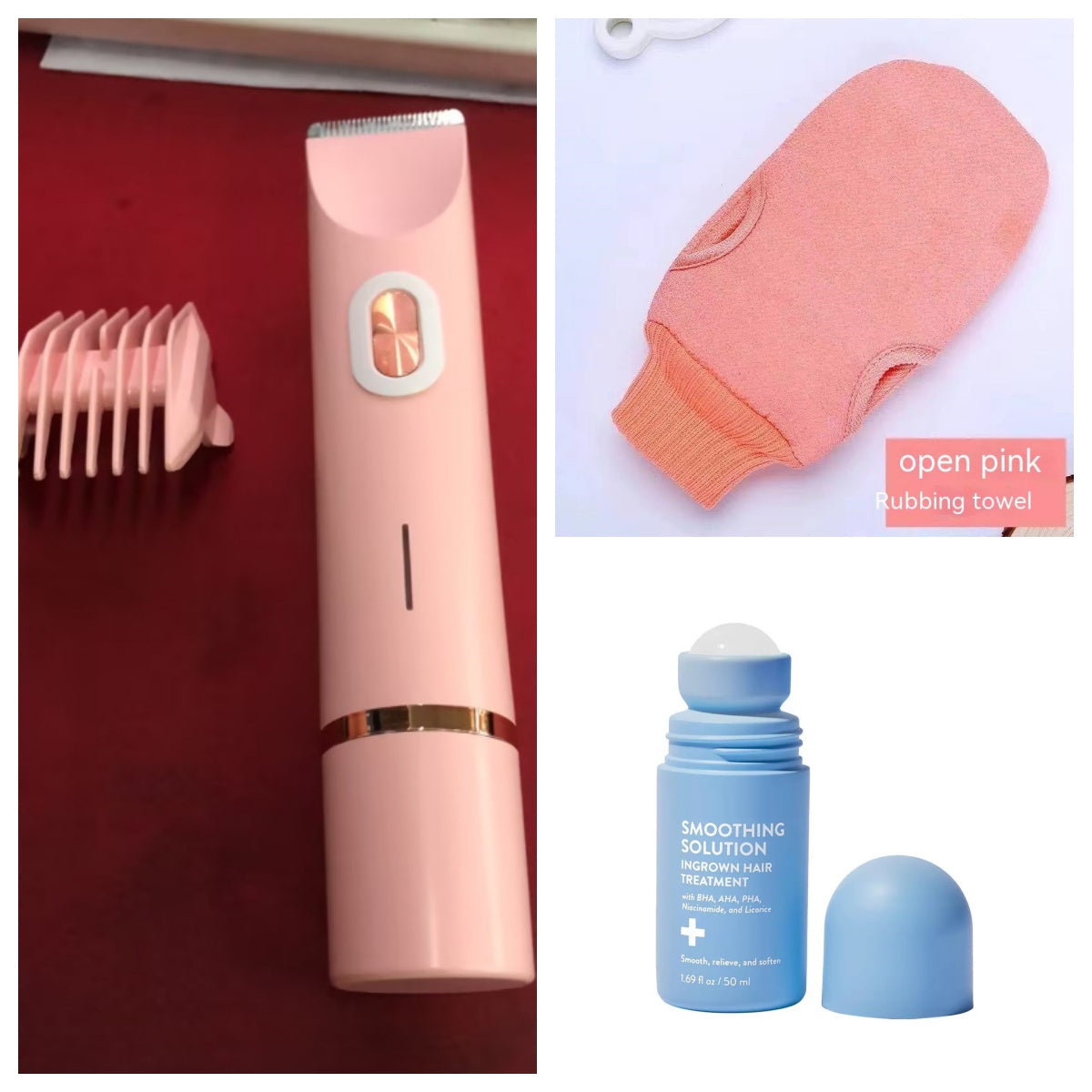 2 In 1 Hair Remover Women's Double Head Shaver Private Pubic Trimmer