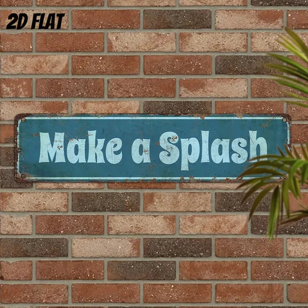 Aluminum Decorative Wall Sign - New Year & Valentine's Gift