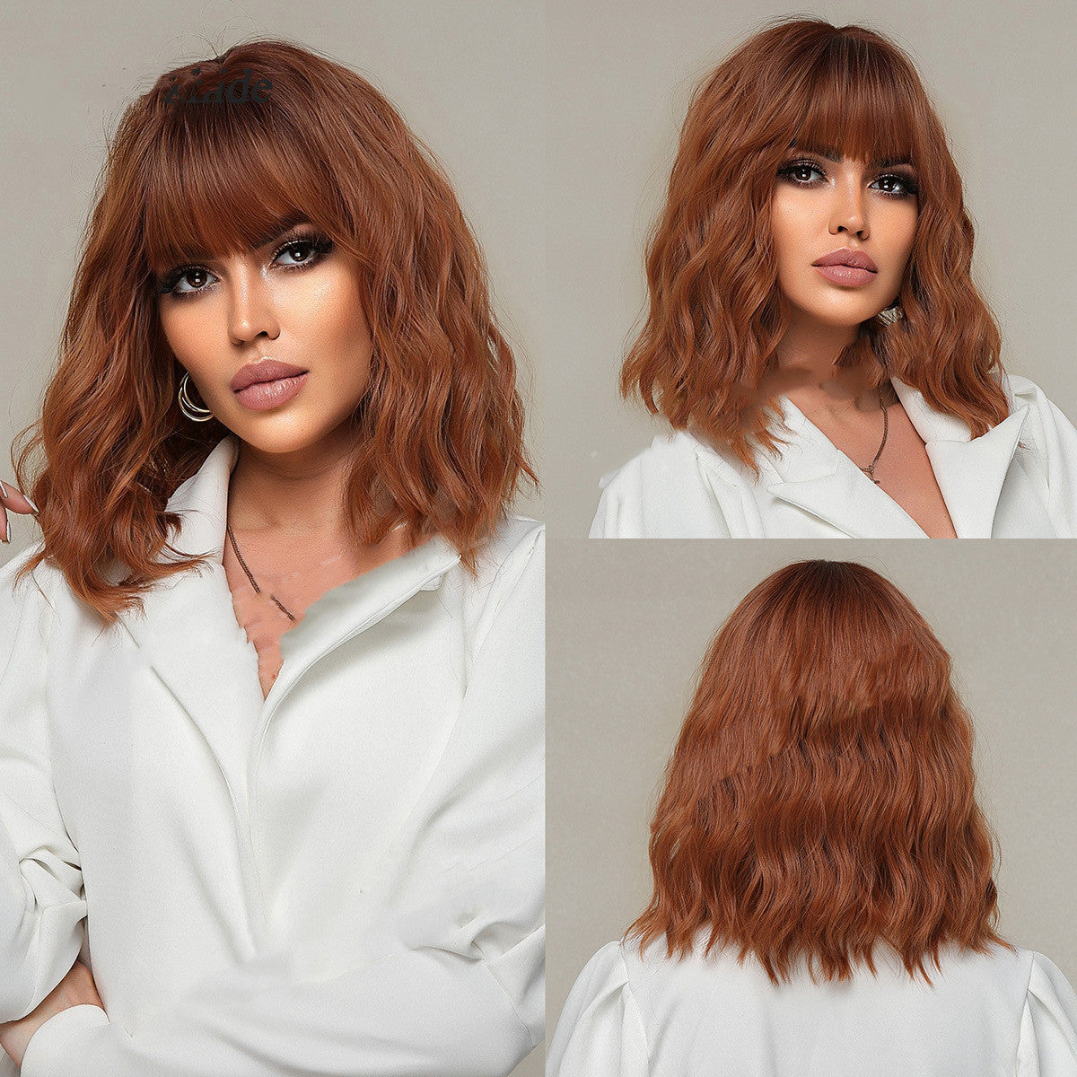 Women’s Curly Synthetic Hair Wig Sheath - LC031-1 Color